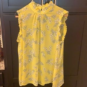 Yellow Floral Tank